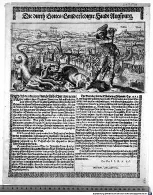 Die durch Gottes Gnad erledigte Stadt Augspurg