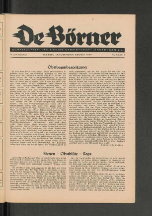 Bienen - Obstblüte - Raps
