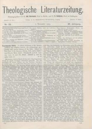 617-619 [Rezension] Encyclopaedia biblica.Volume IV