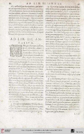 Ad Librum III. annalium notae