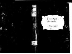Bonndorf im Schwarzwald WT; Katholische Gemeinde: Sterbebuch 1841-1869