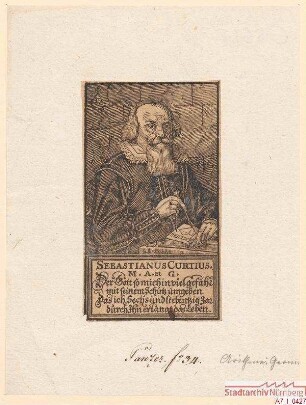 Sebastian Curtius, Arithmetiker, Geometer