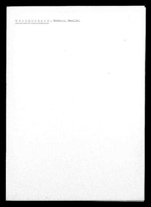 Kretzschmar, Hermann - Musikwissenschaftler (1909 ?)