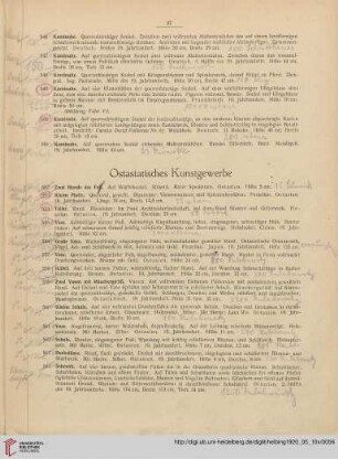 Ostasiatisches Kunstgewerbe, Bücher, Teppiche und Textilien (Nr. 552-623)