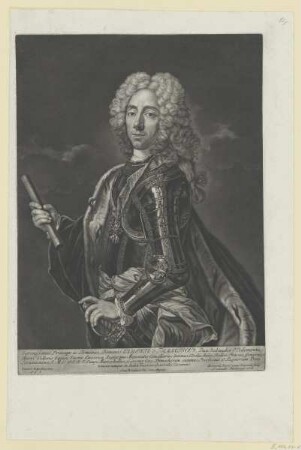 Bildnis des Eugenius Franciscus Dux Sabaudiae et Pedemontii