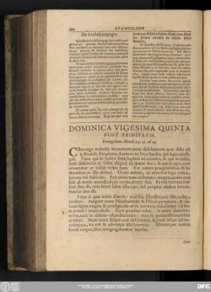 Dominica Vigesima Quinta Post Trinitatis. Evangelium Matth. 24, 15. ad 29.