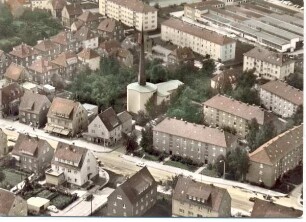 Lutherische Dreifaltigkeitskirche. Detmold. Wittenberger Weg 2. Papierabzug