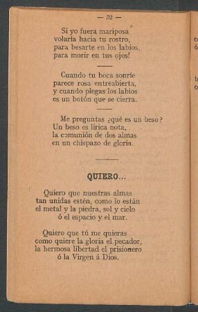 Quiero...