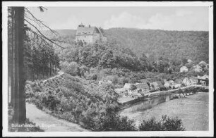 Scharfenstein. Blick auf Scharfenstein