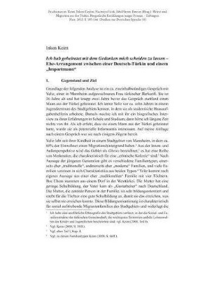 Ich hab geheiratet mit dem Gedanken mich scheiden zu lassen - Ehe-Arrangement zwischen einer Deutsch-Türkin und einem "Importmann"