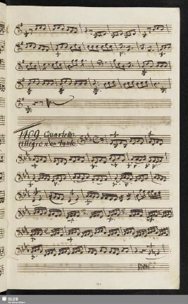 1409. Quartetto: Dorina mia carina / Sarti, G.