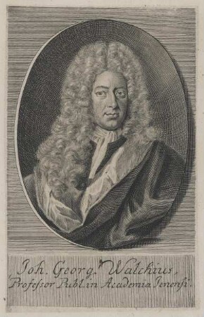 Bildnis des Joh. Georg Walchius