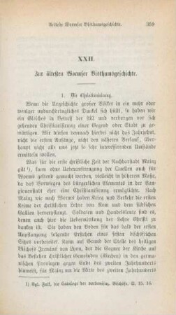 359-367 Zur ältesten Wormser Bisthumsgeschichte