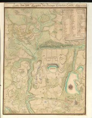 WHK 10 Nordischer Krieg von 1700-1719: Feldlager der Alliierten und der Dänen bei Bad Segeberg, 1700