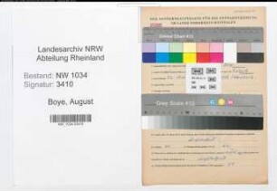 Entnazifizierung August Boye , geb. 03.06.1911 (Stabsfeldwebel)