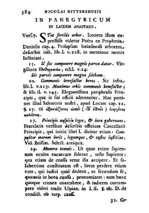In Panegyricum In Laudem Anastasii.