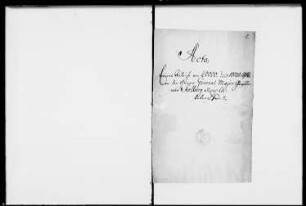 Die dem Grafen von Stolberg-Roßla geleisteten Darlehen von 20.000 Reichstalern und 10.000 Reichstalern