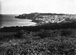 San Francisco : Blick von Presidio - einem historischen Militärstützpunkt, der auf einer Halbinsel gelegen ist - auf San Francisco
