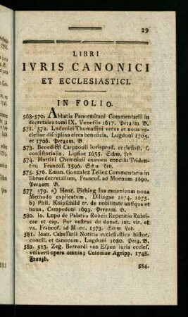 29-36, Libri Iuris Canonici Et Ecclesiastici.
