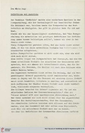 5: Bedürfnisse und Ansprüche