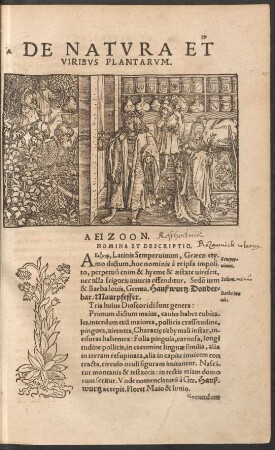 De Natura Et Viribus Plantarum.