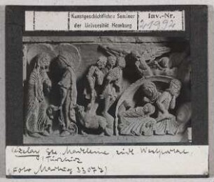 Vézelay, Basilika Sainte Madeleine: südl. Westportal, Tympanon