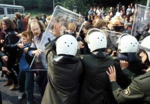 Demonstration gegen die Apartheid, Bonn