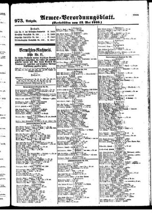 973. Ausgabe. Freitag, 12. Mai 1916