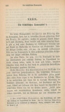 642-649 Die bischöflichen Domcapitel