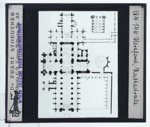 Hereford, Kathedrale : Grundriss