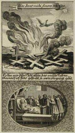 "Haec dant mihi funera rita" - Andachtsbild zum 200. Jahrestag der Augsburger Konfession