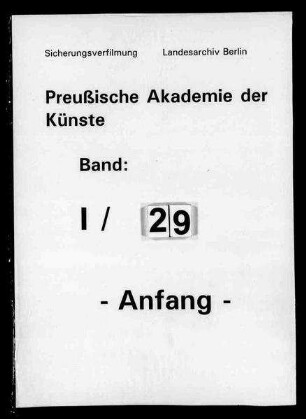 Personalakte Prof. Bruno Paul, Direktor der Unterrichtsanstalt des Kunstgewerbemuseums