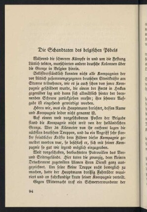 94-110, Die Schandtaten des belgischen Pöbels.