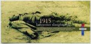 Programm einer internationalen Konferenz des Flanders Fields Museums über den 1. Weltkrieg