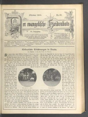 Nr. 10. Oktober 1908