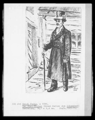 Der Huxt-Bitter (Ernst Walter aus Albendorf, Kreis Landeshut)