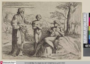 [Dieu présentant Eve à Adam; Gott gibt Adam Eva]