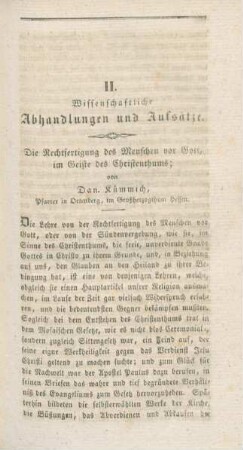Wissenschaftliche Abhandlungen und Aufsätze