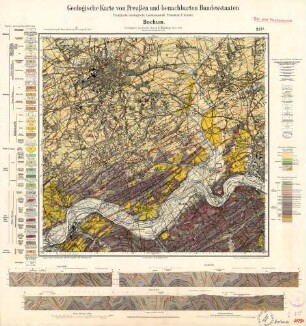 [4509] Bochum, Geologische Karte von Preußen und benachbarten Bundesstaaten
