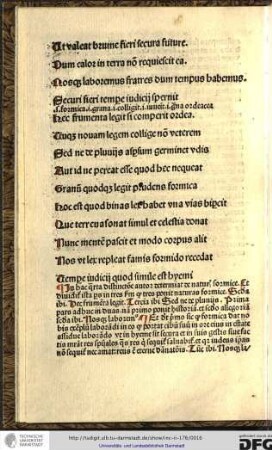 In hac quarta distinctione autor determinat de naturam formice, et dividitur ista pars in tres secundum quod tres naturas formice.