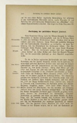 Entstehung der politischen Einheit Italiens
