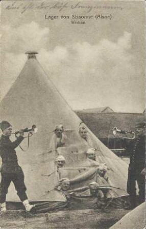 Lager von Sissonne (Aisne) - Wecken