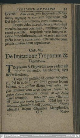 Cap. VII. De Imitatione Troporum & Figurarum