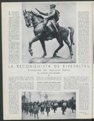 La reconquista de Rivesaltes : Evocación del mariscal Joffre