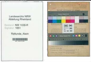 Entnazifizierung Alwin Rattunde , geb. 10.03.1898 (Prokurist)