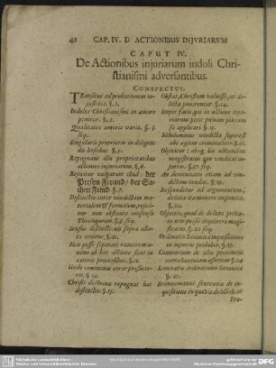 Caput IV. De Actionibus iniuriam indoli Christianismi adversantibus