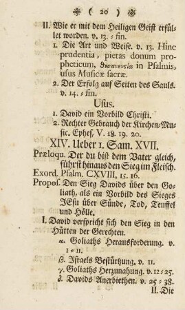 XIV. Ueber I. Sam. XVII.