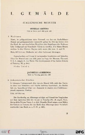 Gemälde (Nr. 1-57)