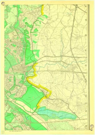 Leitplan der Stadt Düsseldorf, Grünflächen