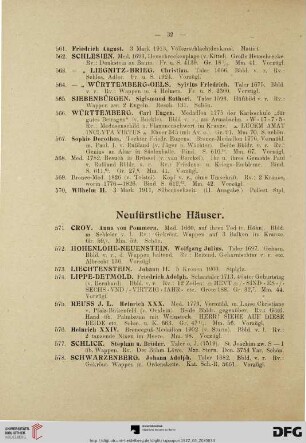 Neufürstliche Häuser (Nr. 571-578)
